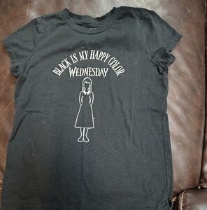 Girls Wednesday Adams T-shirt